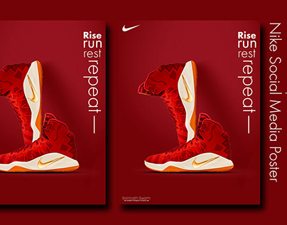 Nike Shoes Social Media Poster