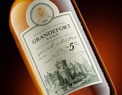 GRANDEFORT | cognac label redesign