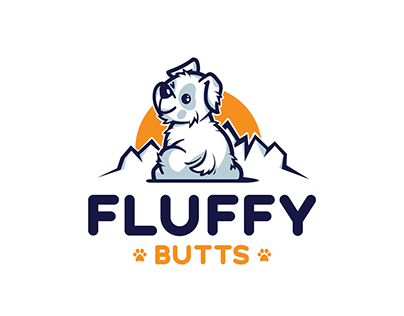 Fluffy Butts logo design