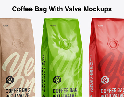 Coffee Bags Moskups
