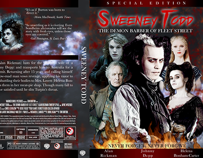 Horror Movie Cover- Sweeney Todd
