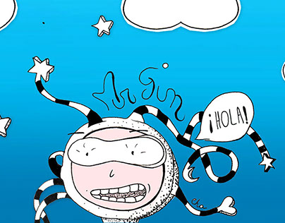 Creative Illustration "Monster Mr Gum"