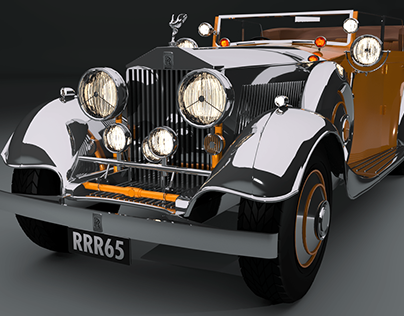 Rolls-Royce Phantom II Star of India - 3D model