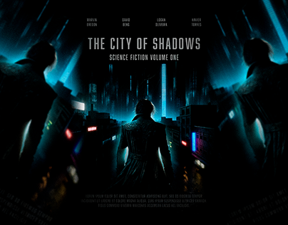 The City of Shadows: Fictional Movie Cover Design