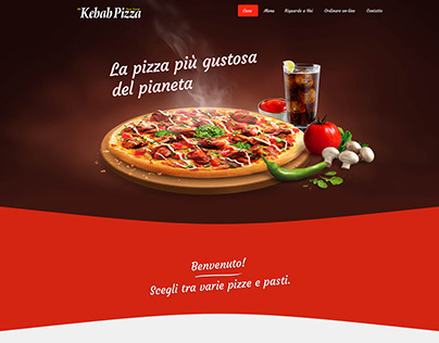 Mr Kebab Pizza Web Design