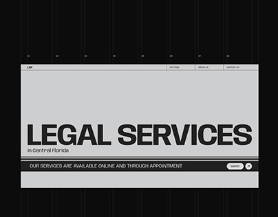 Landing page Legal sevices Лендінг Юридичні послуги