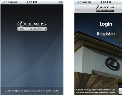 Lexus mobile application comps
