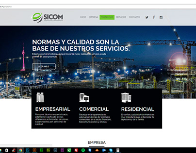 Página Web Sicom Colombia