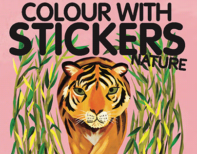 Colour With Stickers - Caterpillar Books