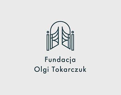 Logo wraz z identyfikacją dla Fundacji Olgi Tokarczuk