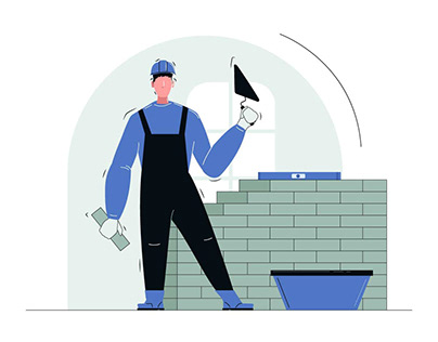 Illustration for the website of repair of apartments