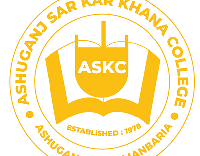 Ashuganj Sar Kar Khana College English Logo