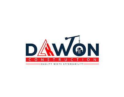 DAWON Construction Logo design