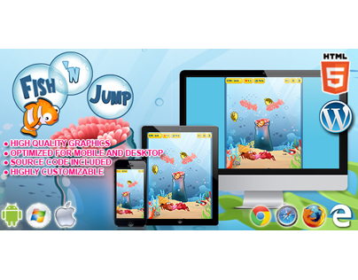 HTML5 Game: Fish 'n Jump