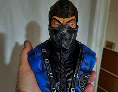 Bust of Sub-Zero for 3D print STL