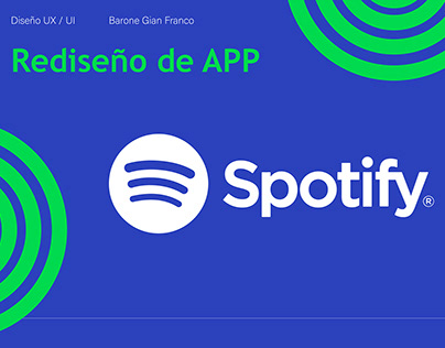 Rediseño UX / UI Spotify