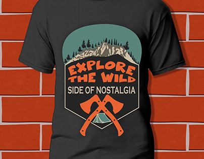 Camping T Shirt Design
