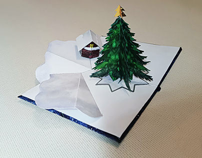 Pop-up card _ New Year's series