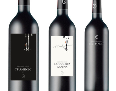 Wine labels for Radgonske Gorice