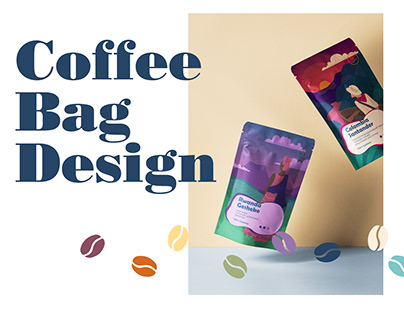 Coffee Bag Design. Дизайн упаковки кофе