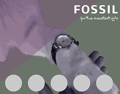 Fossil Watch Dog Advertisements