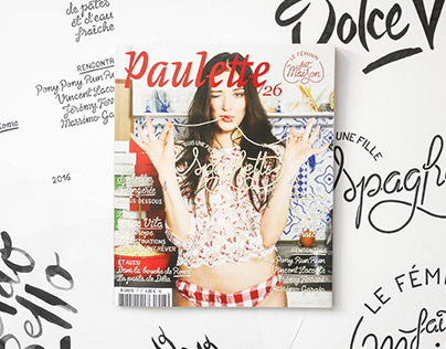 // Illustration & Typography Paulette Magazine #26 //