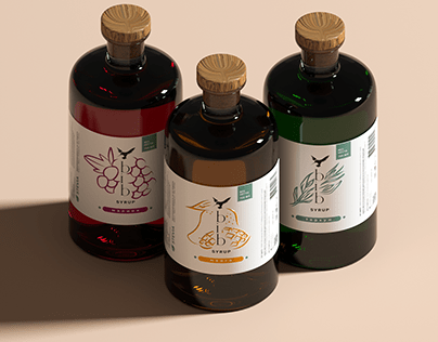 Syrup packaging design