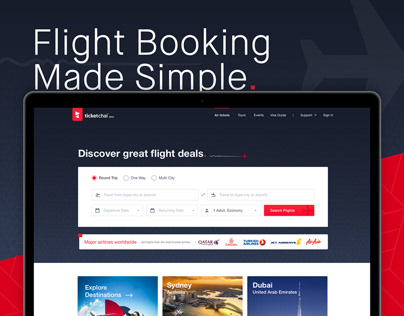 UX Case Study - Making Flight Booking Easy & Convenient