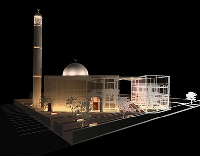 Mosque Facade Lighting | DIALux Evo