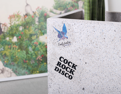 Cock Rock Disco Clear Stickers AU