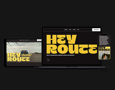 Hey Route - Webdesign