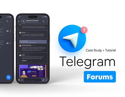 Telegram Forums - UX/UI Case Study