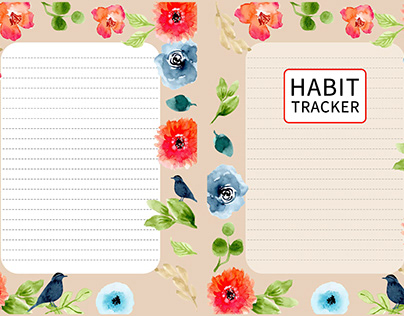 Habit Tracker KDP Cover