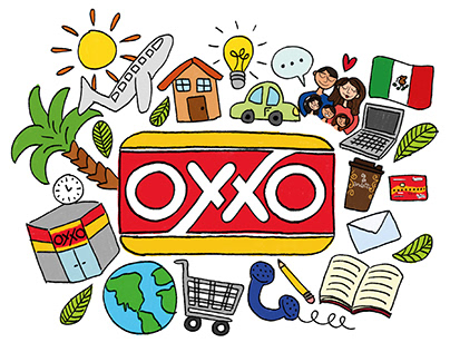 Ilustraciones para libretas OXXO