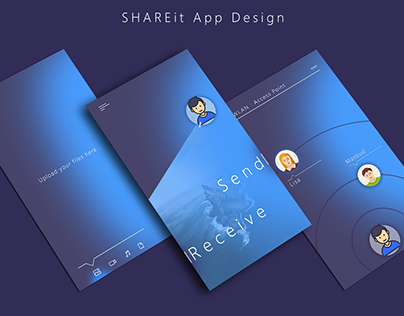 SHAREit App UI Designing