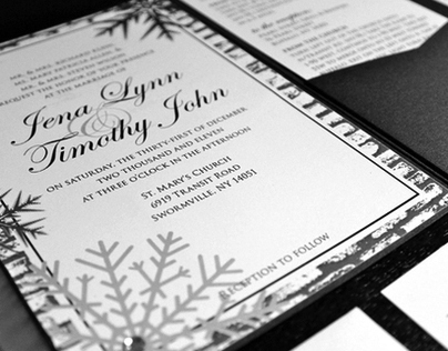 Jena and Tim's Wedding Invitations