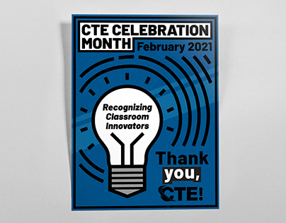 2020-2021 CTE Month Poster