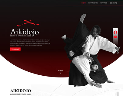 Project thumbnail - Dojo training - Website (Marcial Art - AIKIDO)