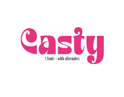 Casty - 7 Display Font