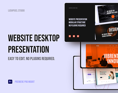 Website Desktop Presentation MOGRT