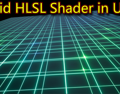 Grid HLSL Shader in UE4 Material Custom Node