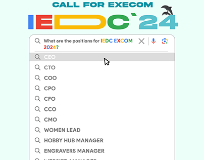 IEDC EXCOM POSTER | Google layout