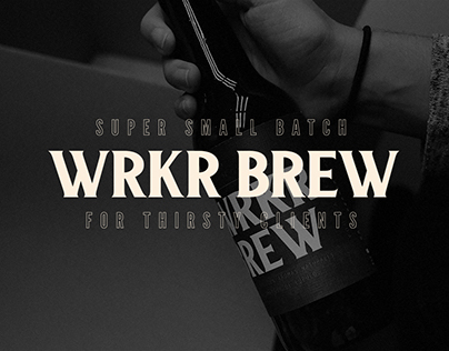 WRKR® BREW - Our first craft beer.