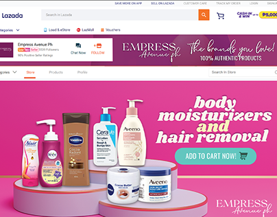 Empress Avenue: E-commerce design & logo