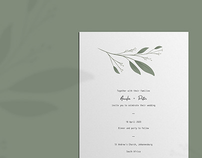 Wedding Invitation Design & Illustration