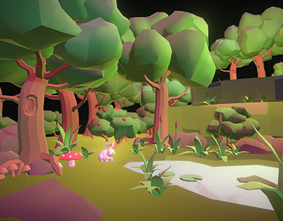 3D environment: Forest