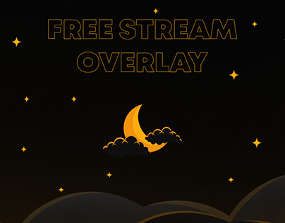 Free Starry Night Twitch Overlay