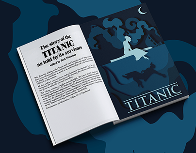 titanic papercut out illustrations