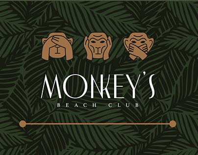 Monkey's Beach Club Brand Identity