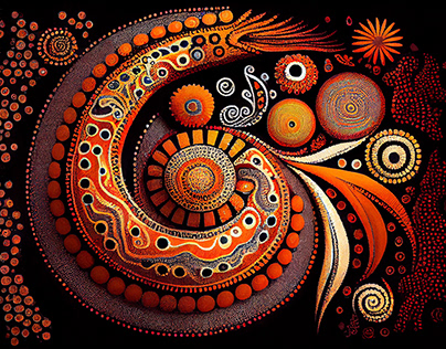 Aboriginal Art Design #4